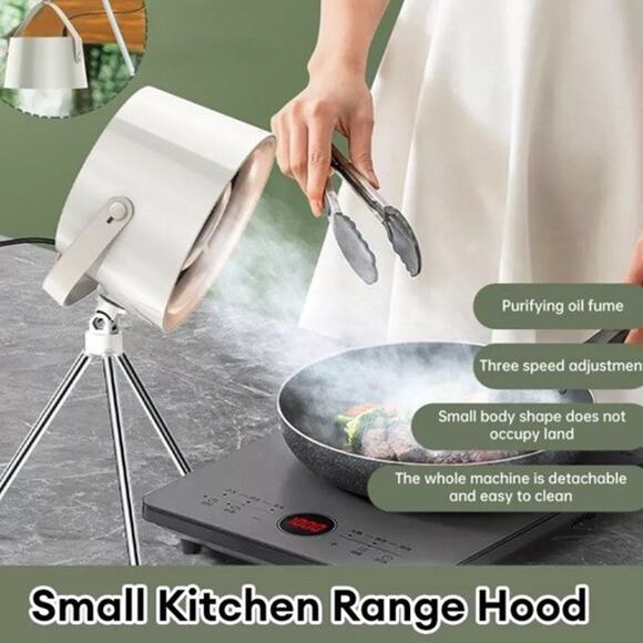 Desktop Range Hood - Portable Exhaust Fan 3 speeds - Picture 1 of 11